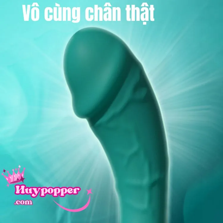 Powerful Whale Blue High-End Vibrating Dildo 10 Modes — hình 7
