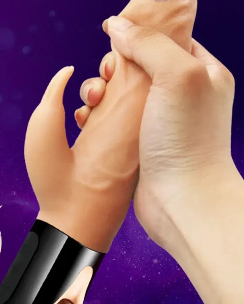DV44 Handheld Soft Skin Tone Rumbler With Finger Loop — Premium Medical-Grade Silicone & ABS – Safety Meets