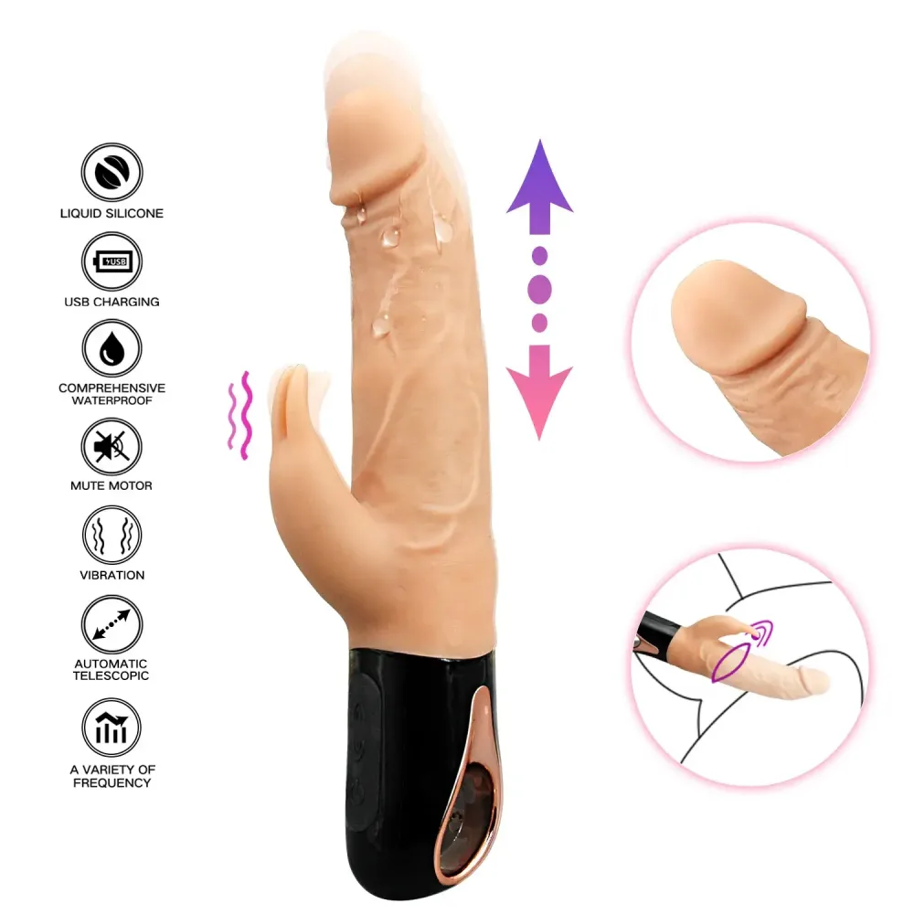 DV44 Handheld Soft Skin Tone Rumbler With Finger Loop — Treat yourself to the intense sensations and luxurious