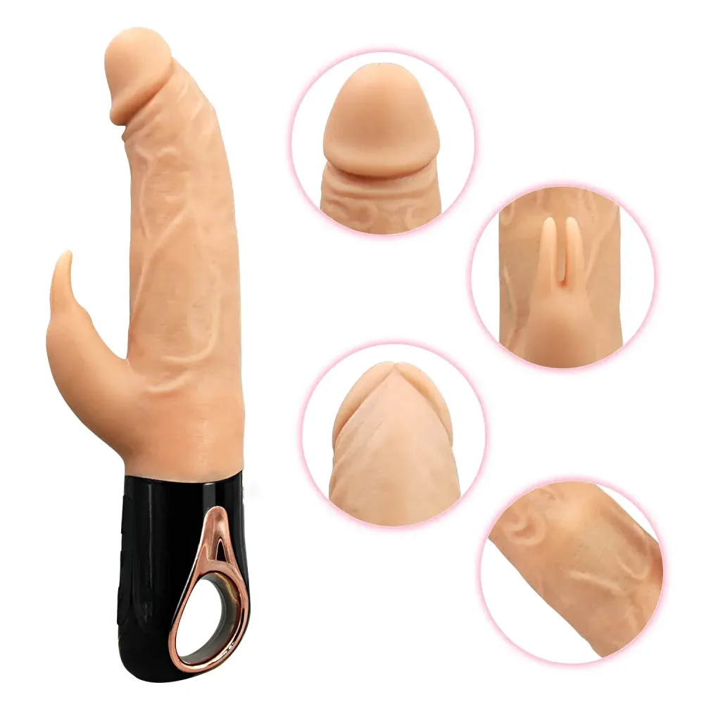 DV44 Handheld Soft Skin Tone Rumbler With Finger Loop — Smart Finger-Loop Handle for Secure Grip