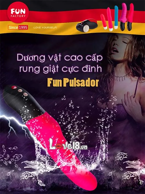 Fun Pulsador High-End Vibrating Thrusting Dildo — Convenience Meets Elegance