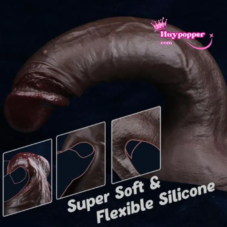 African Style Large Silicone Dildo Premium Realistic Toy — hình 3