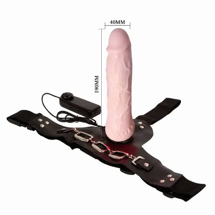 DC65E Strap On Vibrating Ribbed Realistic Silicone Dildo — Technical Specifications at a Glance