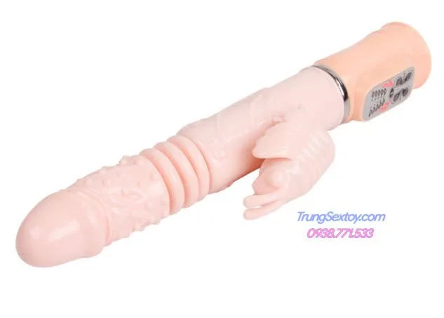 Wild Butterfly Heated Vibrating Thrusting Silicone Toy 22cm — Its versatile vibration and thrusting modes create waves of