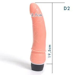 Shaki Curved Soft Vibrating Realistic Silicone Dildo