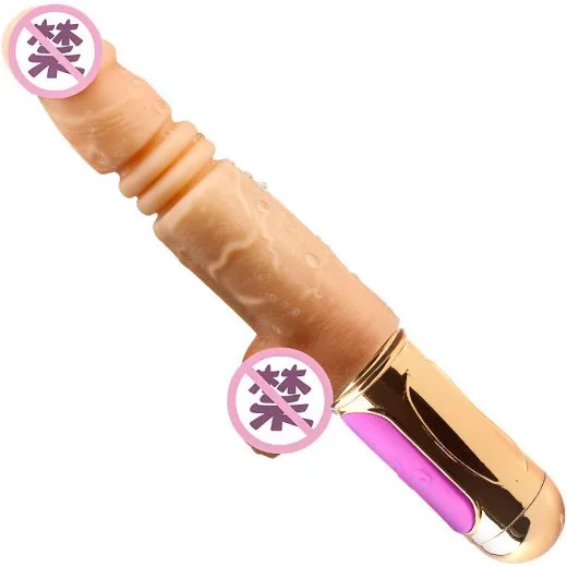 Joker Multi-Function Heated Rotating Vibrating Silicone Dildo Real Feel