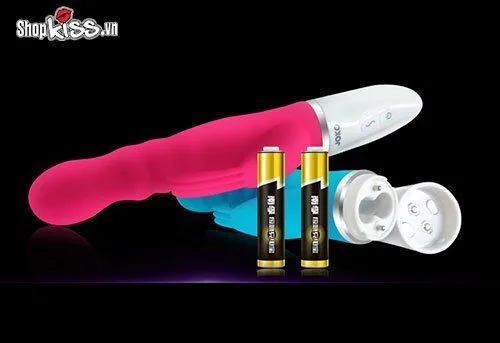 Joko Rose Multi-Mode Vibrating Licking Silicone Dildo — hình 4