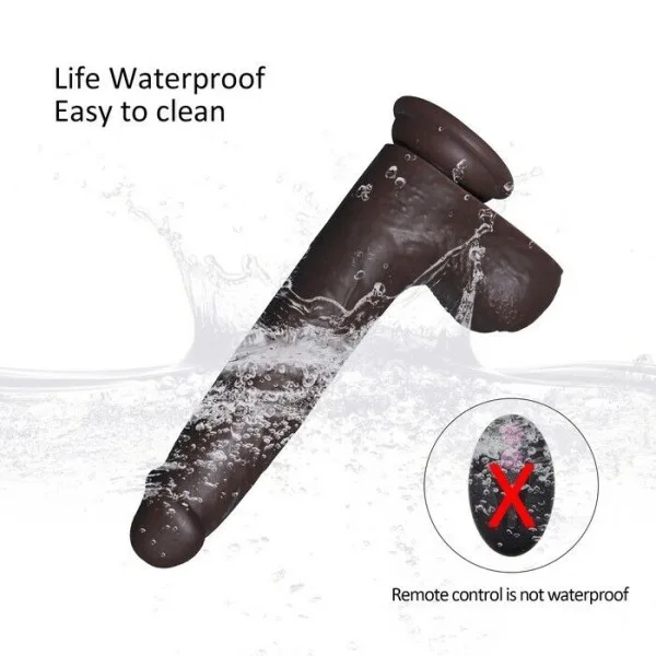 22cm Wall-Mounted Multifunctional Thrusting Vibrating Soft — hình 5