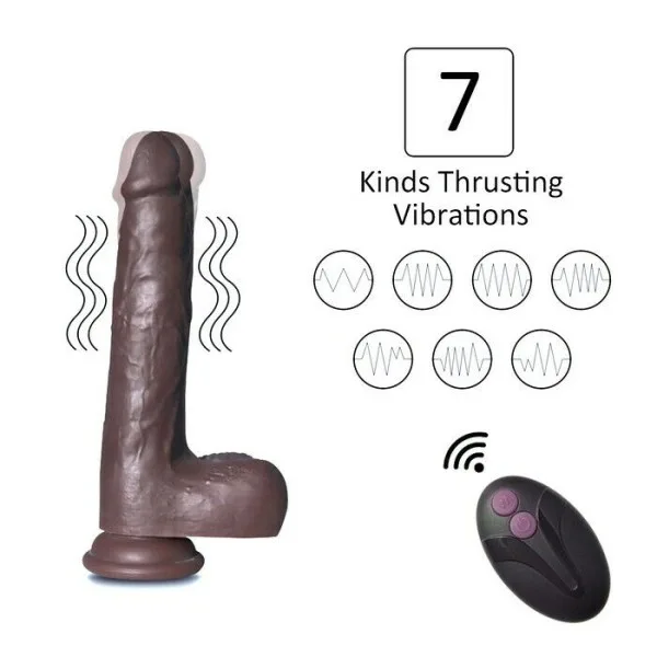 22cm Wall-Mounted Multifunctional Thrusting Vibrating Soft — hình 9
