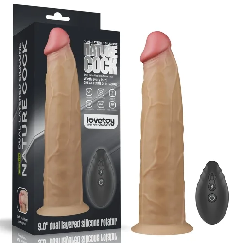 DV27A Wall-Mount Dual Mode Rotating Vibrating Silicone Dildo — Order today and enjoy sensational moments that you truly