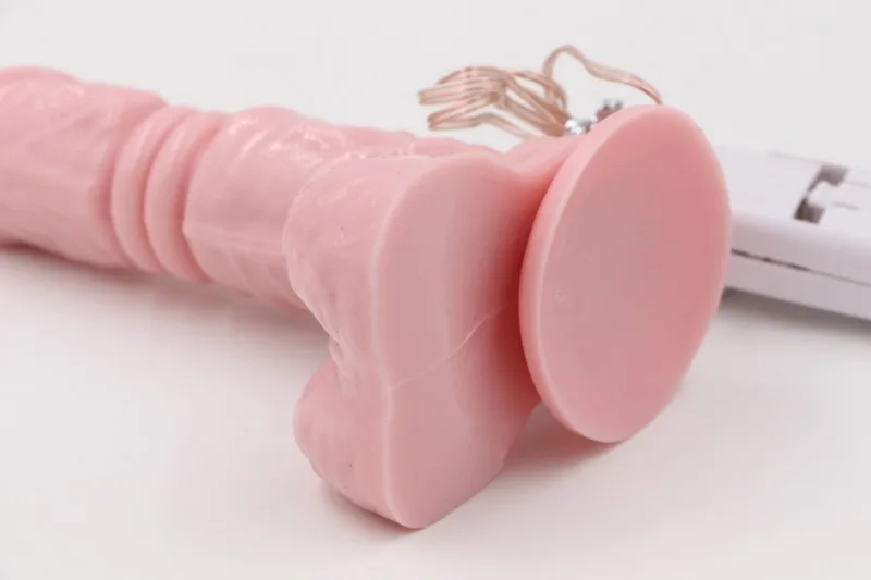 Wall Mount Multifunctional Vibrating Silicone Dildo — Waterproof and Easy Maintenance
