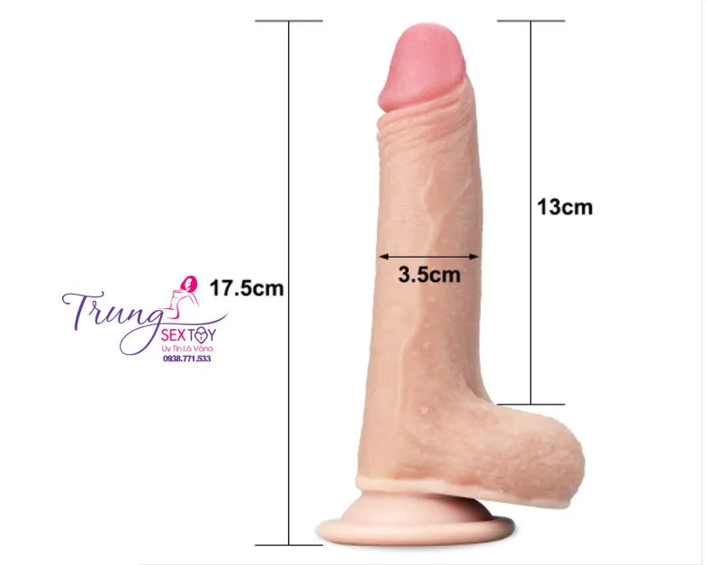 Soft Dual Layer Skin TPE Realistic Dildo 17x3.5cm — Whether you’re single or in a relationship, this is the