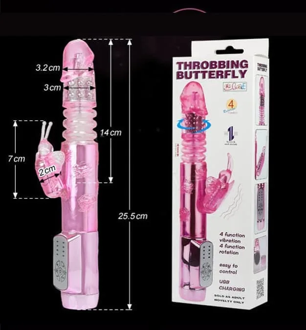 SHP111 Dual Motor Rotating Thrusting Multi-Function Dildo — hình 5