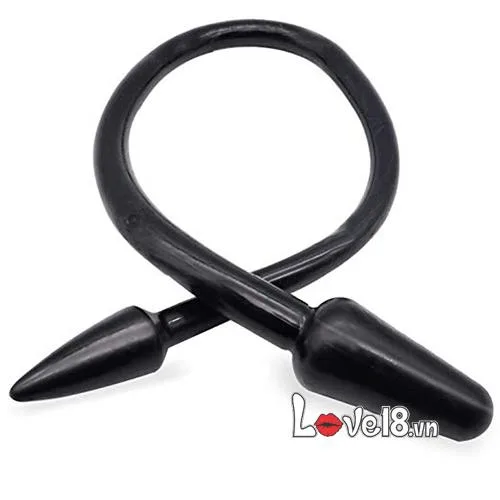 FAAK Double Head Black Silicone Vibrator Lesbian Couple Toy — Detailed Product Information