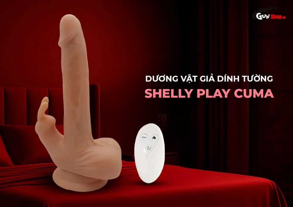 Shelly Play Cuma wall mount rabbit vibrating dildo 7 modes