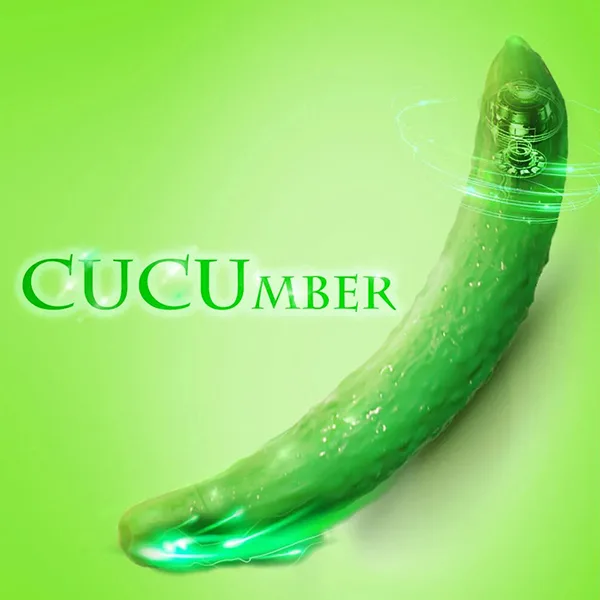 Cucumber Wistone Super Vibrating Realistic Silicone Dildo — Powerful 10-Speed Vibration Modes