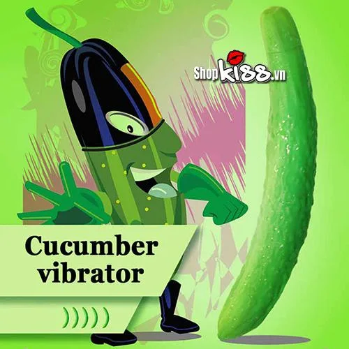 Cucumber Vibrating Dildo Soft Silicone Pleasure Toy — Exceptional Features and Specifications