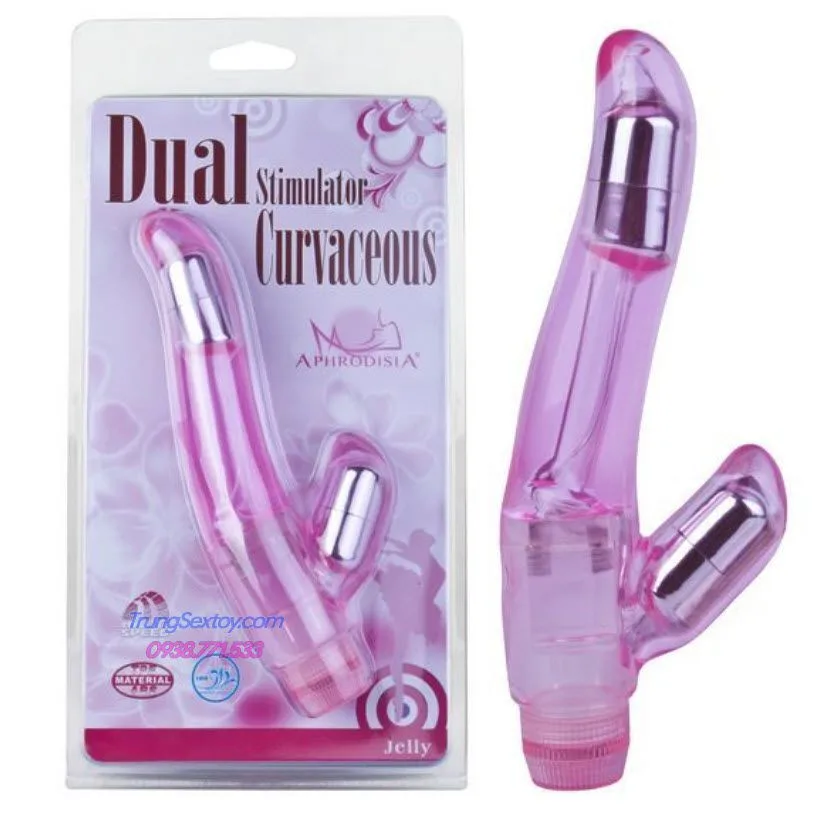Dual-Head Powerful Silicone Vibrator for Intense Pleasure — Powerful Double-Ended Vibration for Maximum Delight