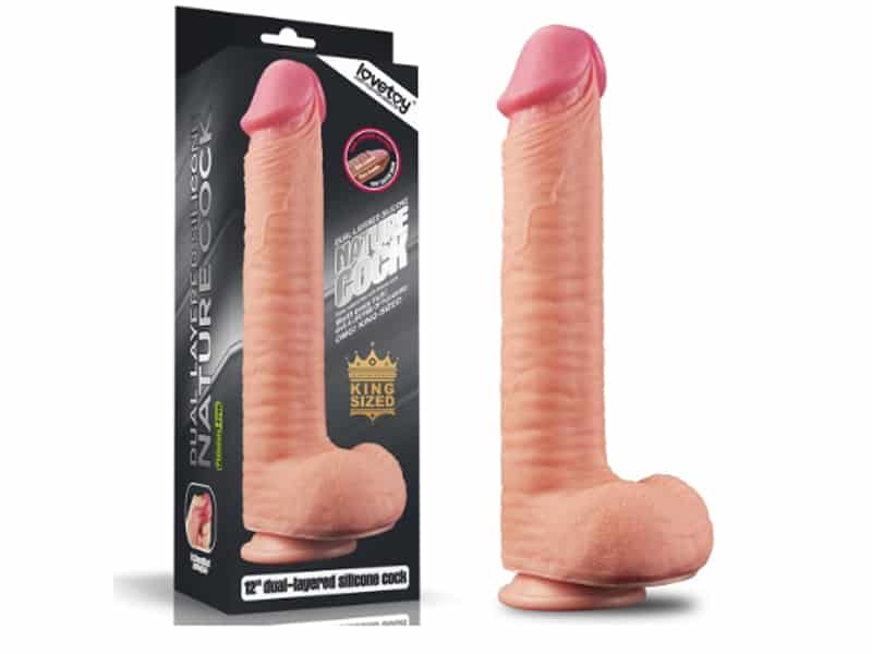 Dual Layer Liquid Silicone Suction Cup Realistic Dildo — Versatile Sizes and Perfect Fit