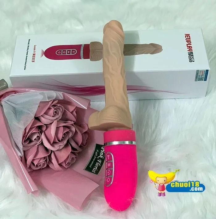 Japanese Heated Automatic Pumping Soft Silicone Dildo — hình 7