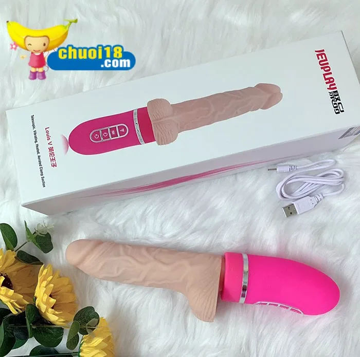 Japanese Heated Automatic Pumping Soft Silicone Dildo — hình 6