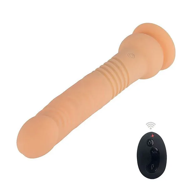Escapade Remote Control 10 Mode Vibrating Dildo 24cm — hình 6