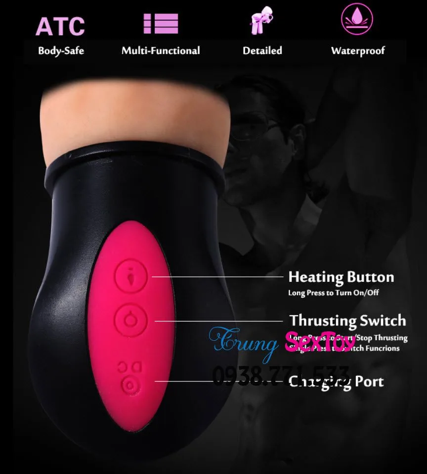 Flexible Asian-Size Dildo for Female Pleasure Beginners — Easy to Use with Quick Heating Feature