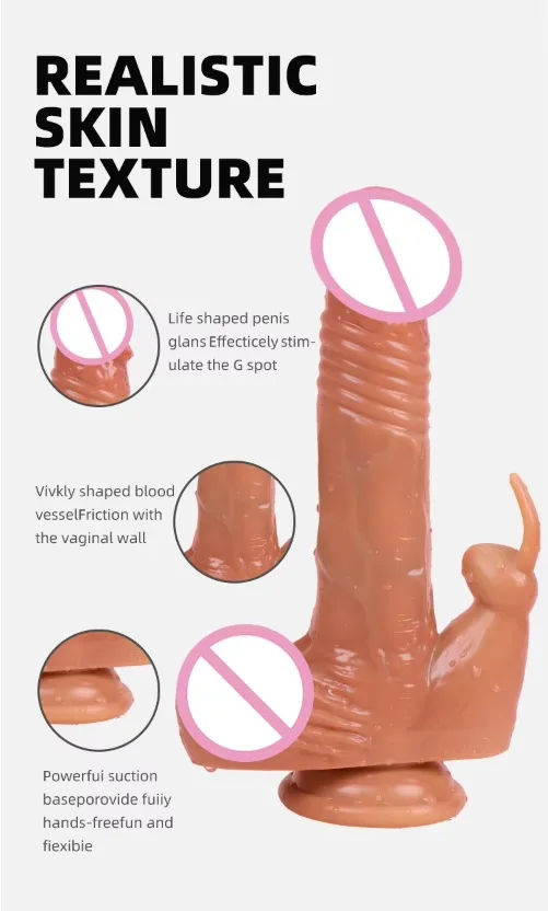 Silicone Rabbit Suction Vibrator with Heating and Remote — Versatile and Easy to Use