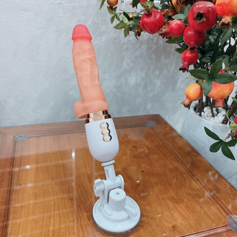 Remote Control Soft Wall Mount Vibrating Dildo Flexible — hình 4
