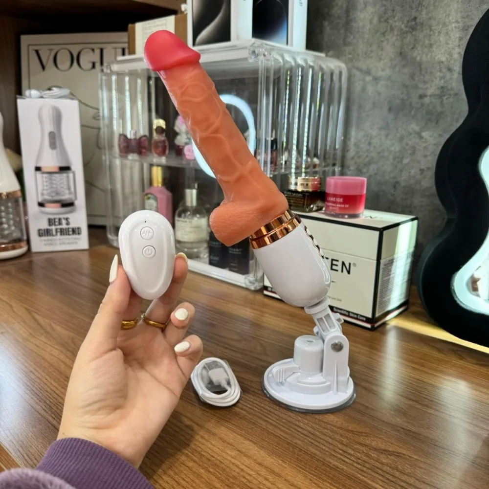 Remote Control Soft Wall Mount Vibrating Dildo Flexible — hình 3
