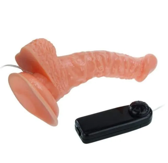 Wall-Mounted Huge Vibrating Dildo Japanese Quality SHP338 — Perfect for Couples & Solo Play