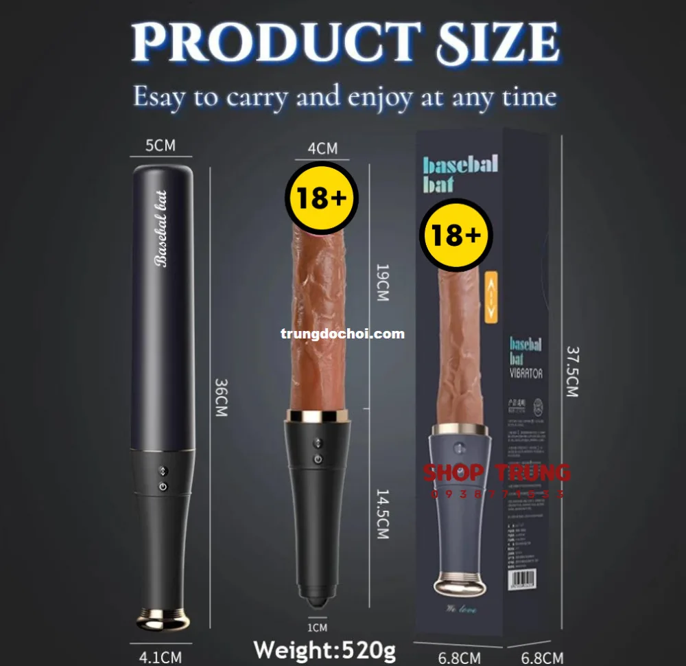 Baseball Bat Shaped 10 Modes Vibrating Thrusting Ultimate — Product Specifications