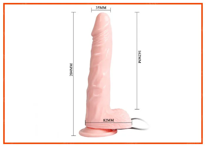 SHP708 Fiery Dong Ribbed Suction Wall Mount Realistic Dildo — Product Specifications & Features