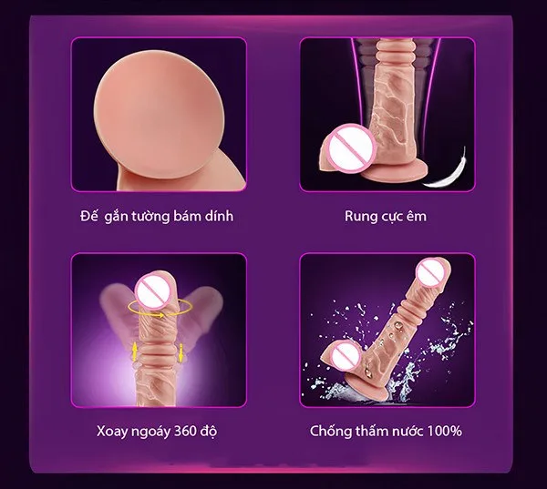 Suction Base Silicone Dildo Soft Flexible Masturbator 18cm — hình 4