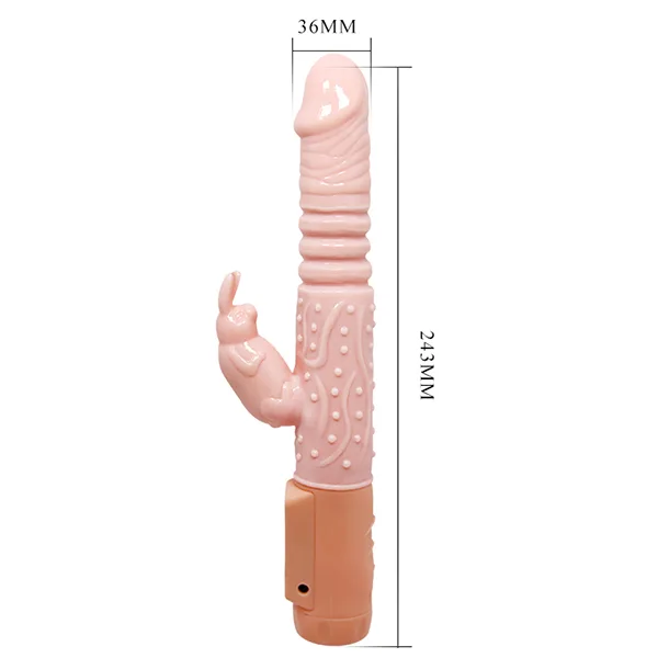 Hot Bunny Warming Vibrating Masturbator 48 C Soft & — hình 6