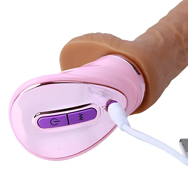 Joker TSN 10-mode warming soft vibrator dildo — hình 3