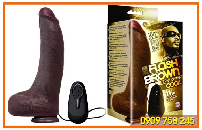 Flash Brown Giant Suction Cup Vibrator Reliable & Secure Toy — Premium Materials and Advanced Features