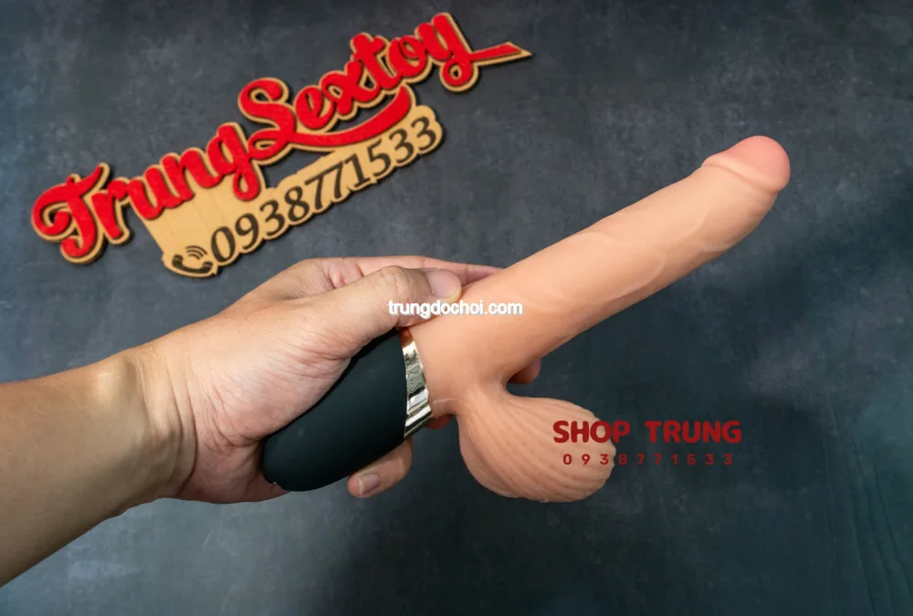 Langsha Automatic Rotating Vibrating Dildo 8 Modes Female — This innovative adult toy combines state-of-the-art