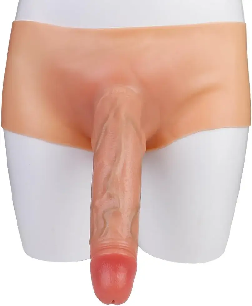 Large Silicone Strap-On Dildo Realistic Pleasure