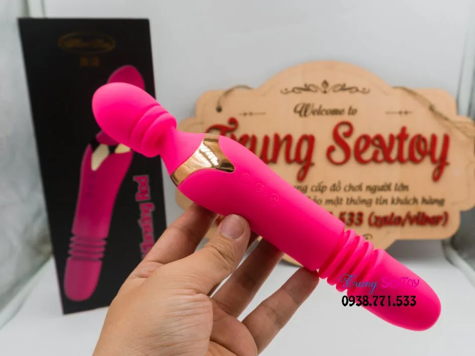 Manmuo Double-Ended Thrusting & Vibrating Dildo — Premium Material and Superior Comfort
