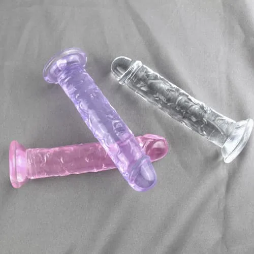 Transparent Silicone Dildo For G And C Spot Pleasure — Premium Quality & Safe Material