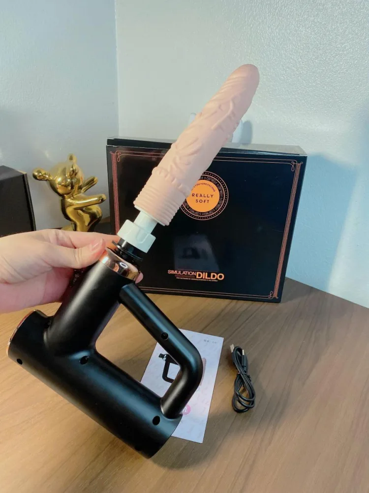 Drill Style Vibrating Automatic Thrust Silicone Dildo — Superior Quality Materials for Safe, Comfortable Use