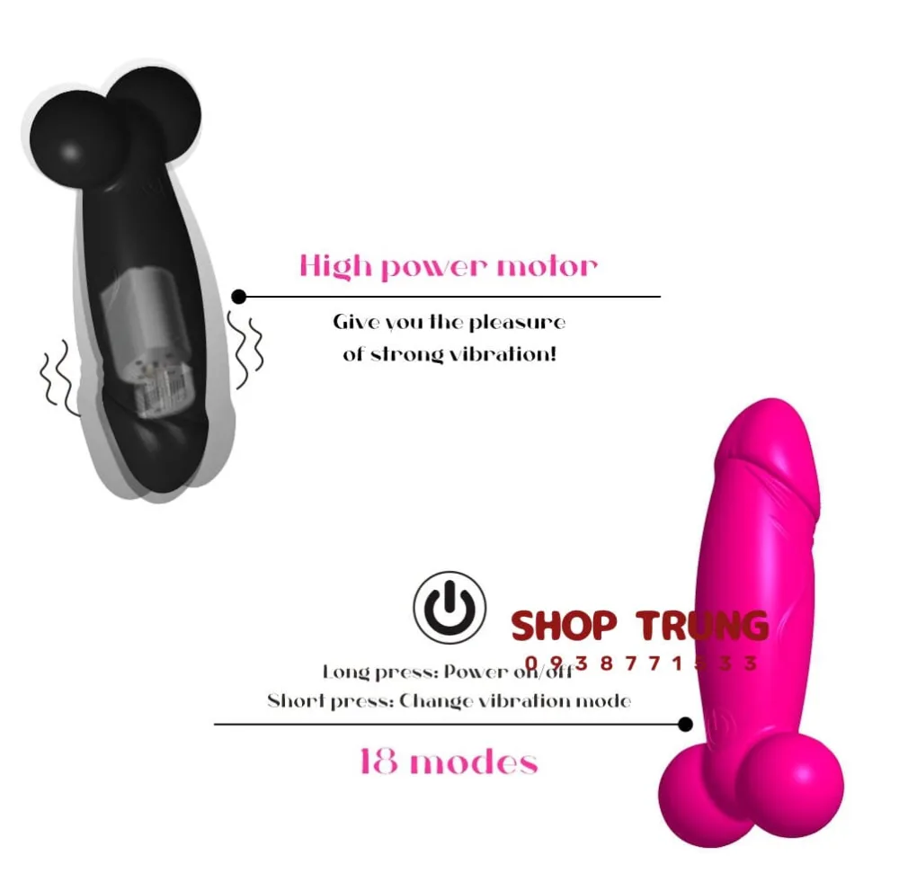 Mini Remote-Control Vibrating Dildo Small & Powerful — hình 7