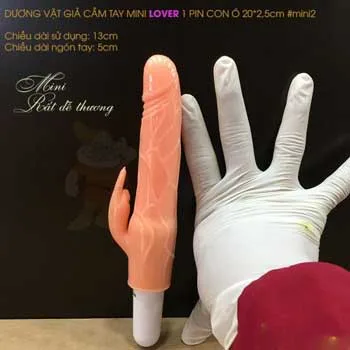 Lover Mini Vibrating 1-Pin Powerful Female G-Spot Silicone — The gentle yet firm shaft, combined with strong vibrations