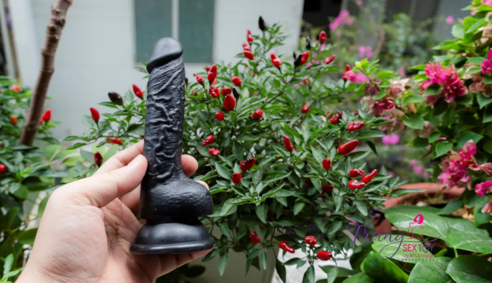 Mini Black Silicone Wall-Mountable Non-Vibrating Dildo 11cm — Whether you want solo delight or partner play, this