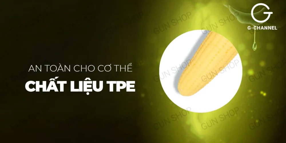 Wistone Maize Corn Shaped Soft TPE Realistic Dildo Unique — Waterproof and Rechargeable for Convenient Use