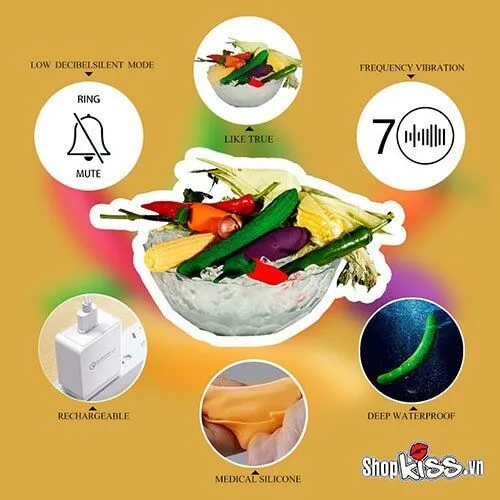 Wistone Maize Corn Shape Silicone Vibrator Powerful — Impressive Specifications and Powerful Functions