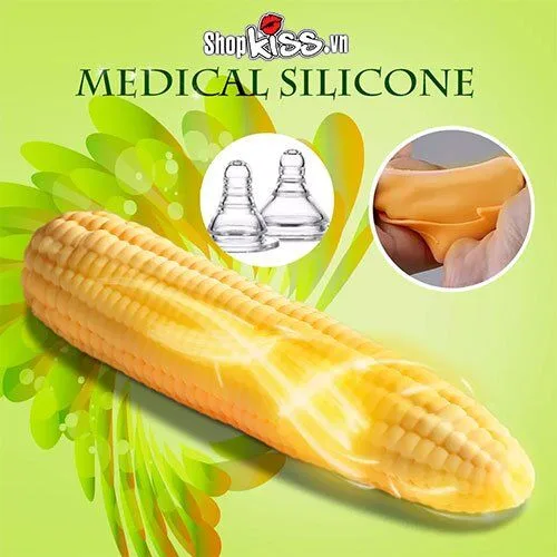 Wistone Maize Corn Shape Silicone Vibrator Powerful — The medical-grade silicone guarantees hypoallergenic and