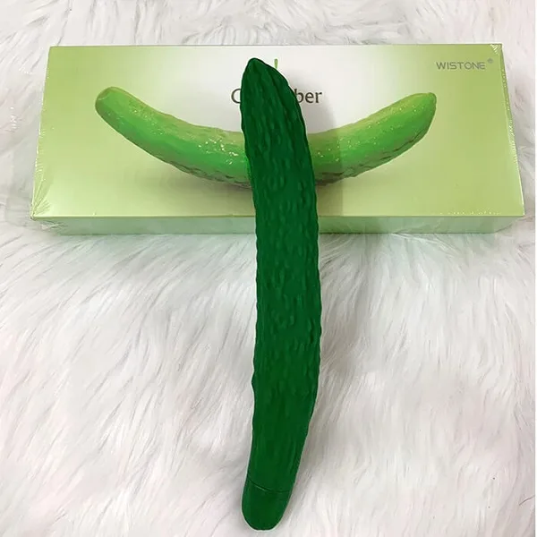 Wiston Cucumber G-Spot Silicone Vibrator 10 Speed Powerful — Elegant Design & Discreet Stimulation