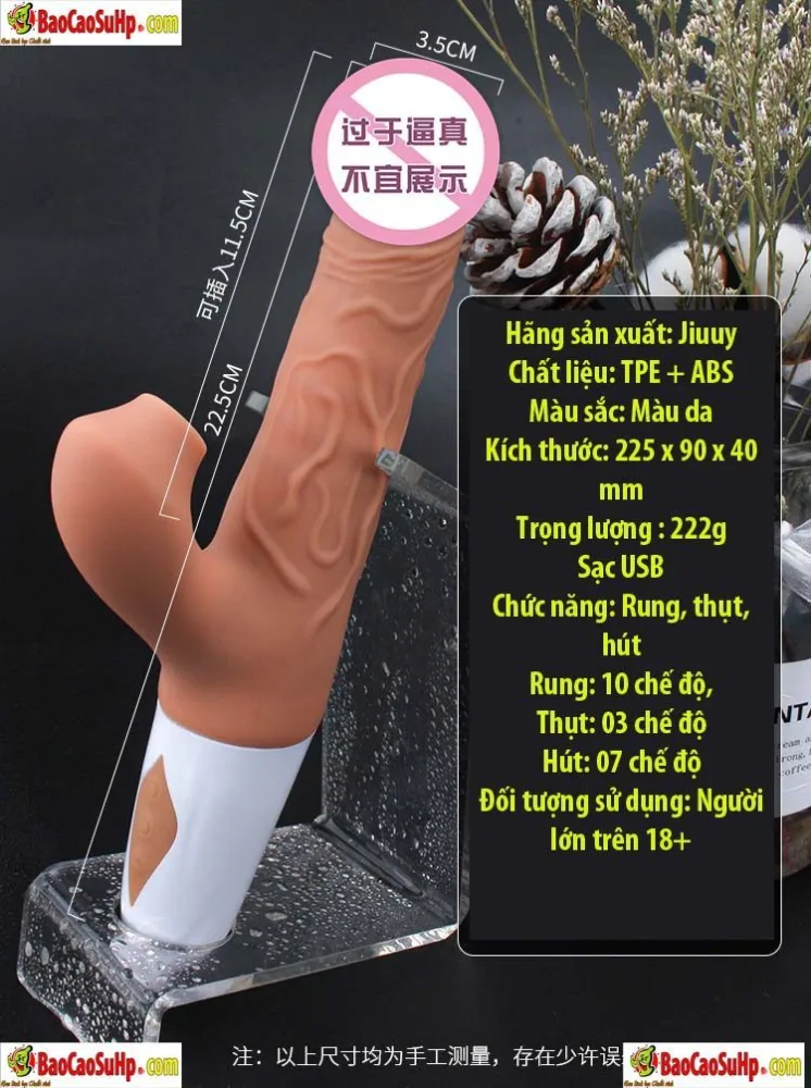 Penetrator Powerful Thrusting Female Handheld Dildo — Ultra-Soft, Realistic TPE Surface for Comfortable Use